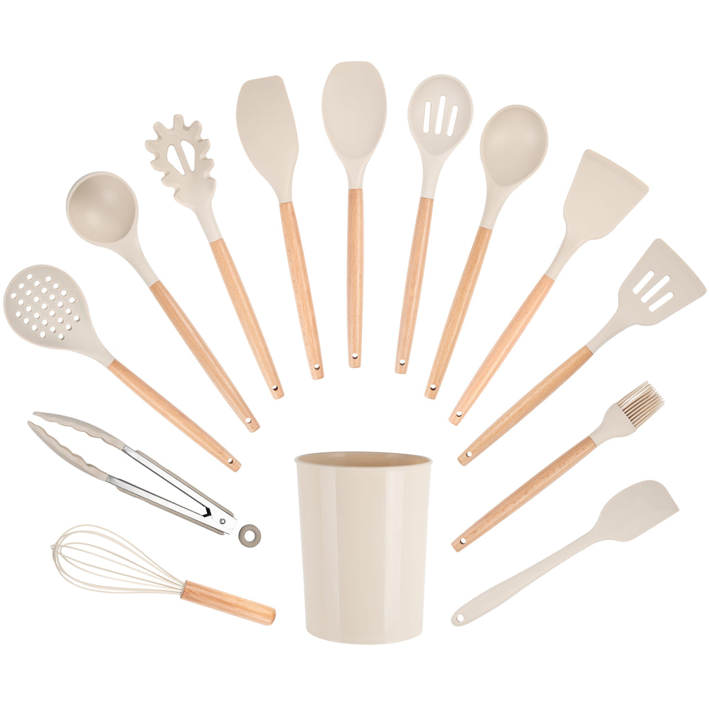 14pcs Cooking Utensil Set with Caddy - Image 4