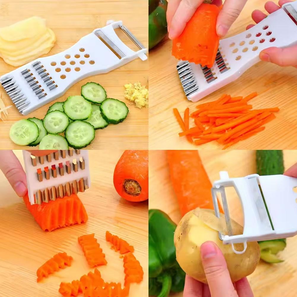 Multifunctional Kitchen Vegetable Chopper with Stainless Steel Blades for Fast Safe and Easy Food Prep - Image 5