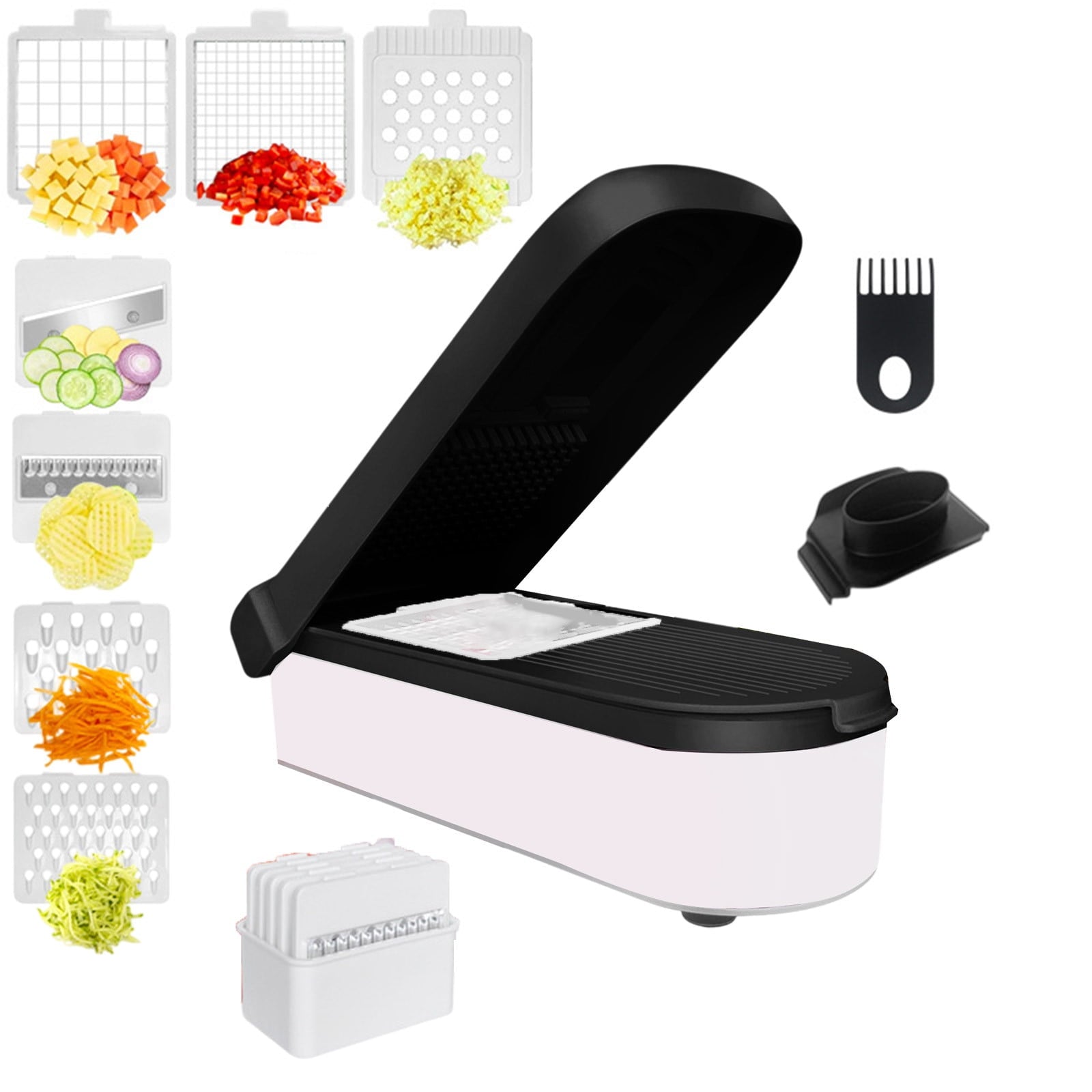 Multifunctional Grater, Vegetable Chopper With Container, Efficient Food Prep Tool, Kitchen Essentials, Home Cooks - Image 3