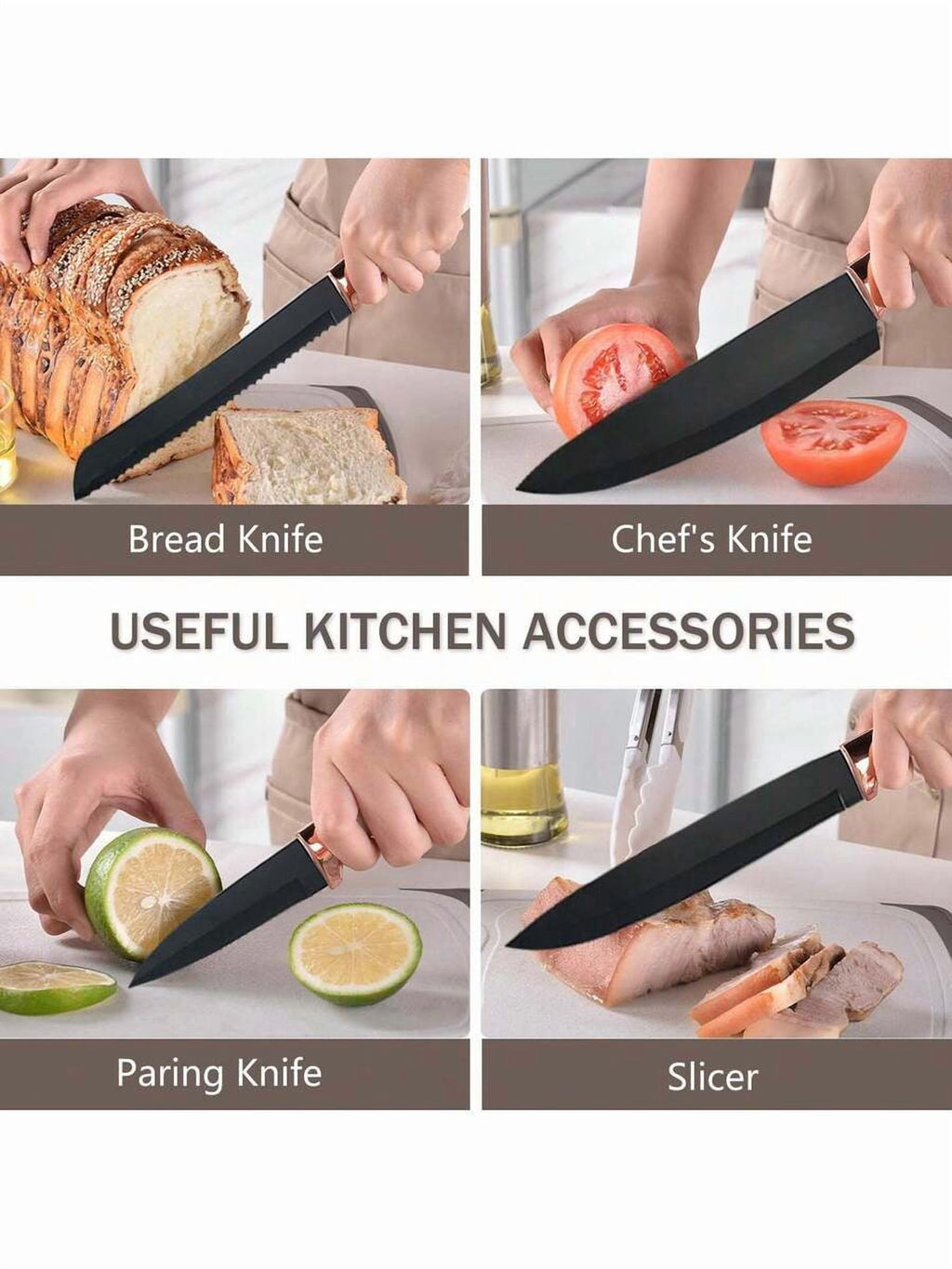 19pcs Kitchen Utensils Set, Silicone Cooking Utensils With Holder, Contains 2-Pcs Spatulas, 4-Pcs Spoons, 8-Pcs Heat-... - Image 4
