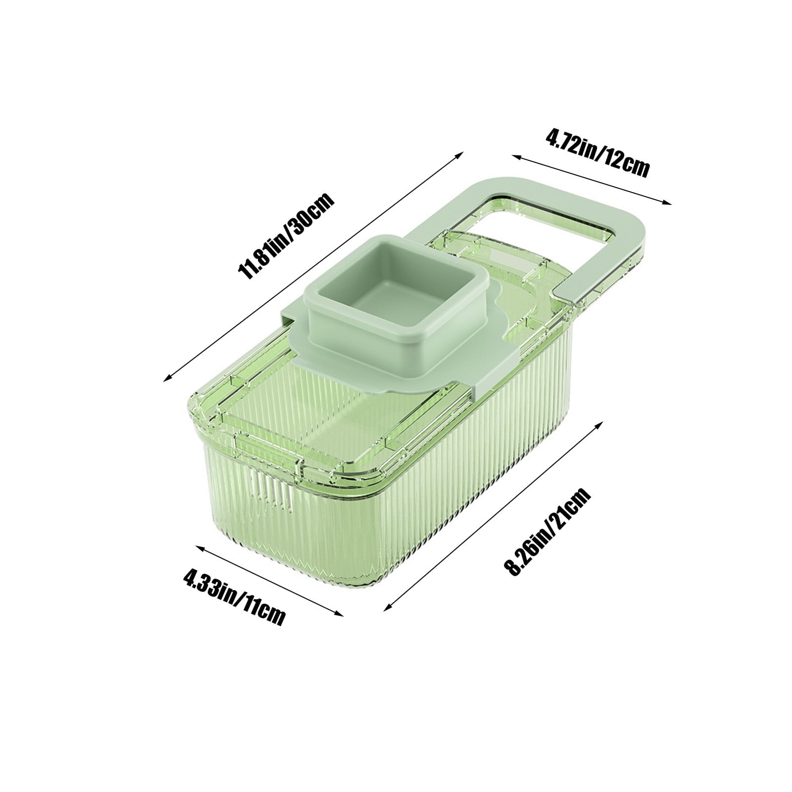Gifts Kitchen Chopper Multifunctional Grater Round Food Chopper with Container Six Cutting Tools Vegetable Fruit Garl... - Image 3