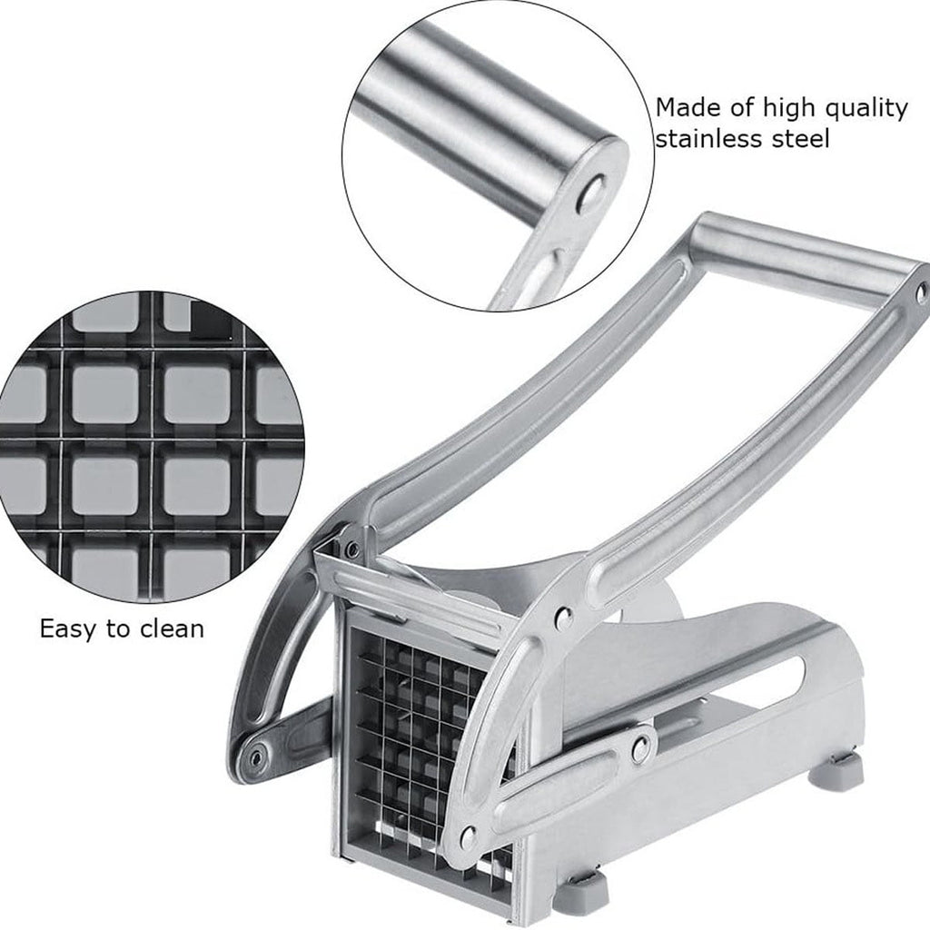 Heavy Duty French Fry Cutter with 2 Stainless Steel Blades, Potato Slicer for Homemade Fries, Professional Potato Pre... - Image 3