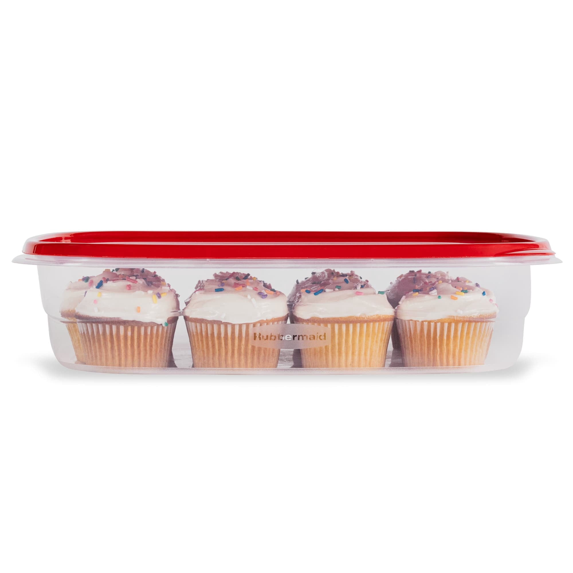TakeAlongs, 1 Gallon, 2 Packs, Red, Large Rectangular Plastic Food Storage Containers - Image 3