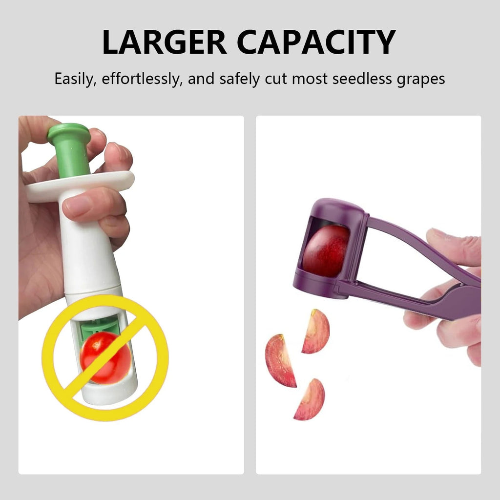 Cutter Quarters, Cherry Tomatoes Fruit s Slicer for Toddlers,Salad,Kitchen Gadgets - Image 2