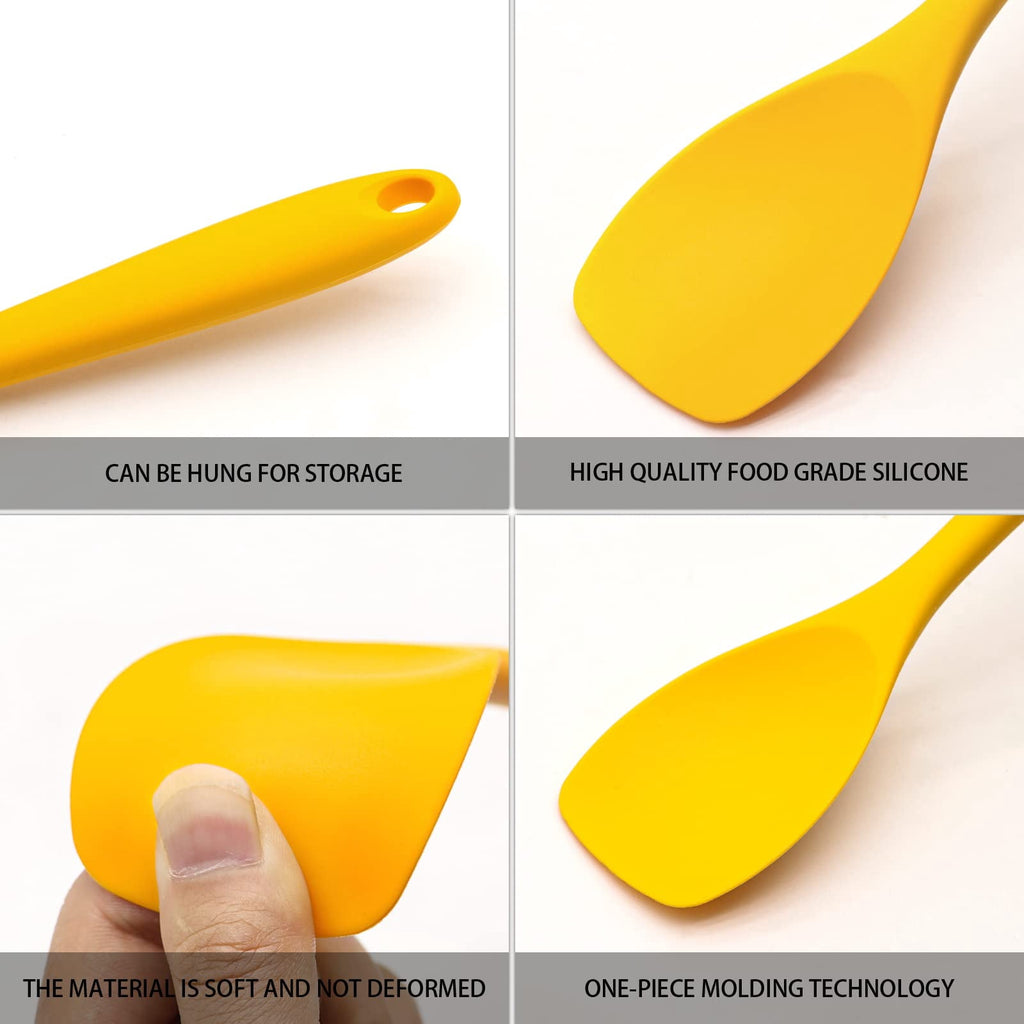 11-Piece Silicone Cooking Utensil Set, Non-Stick Kitchen Gadgets with Spatulas, Includes Iron Utensil Holder, Non-Scratch Heat-Resistant Kit - Image 5