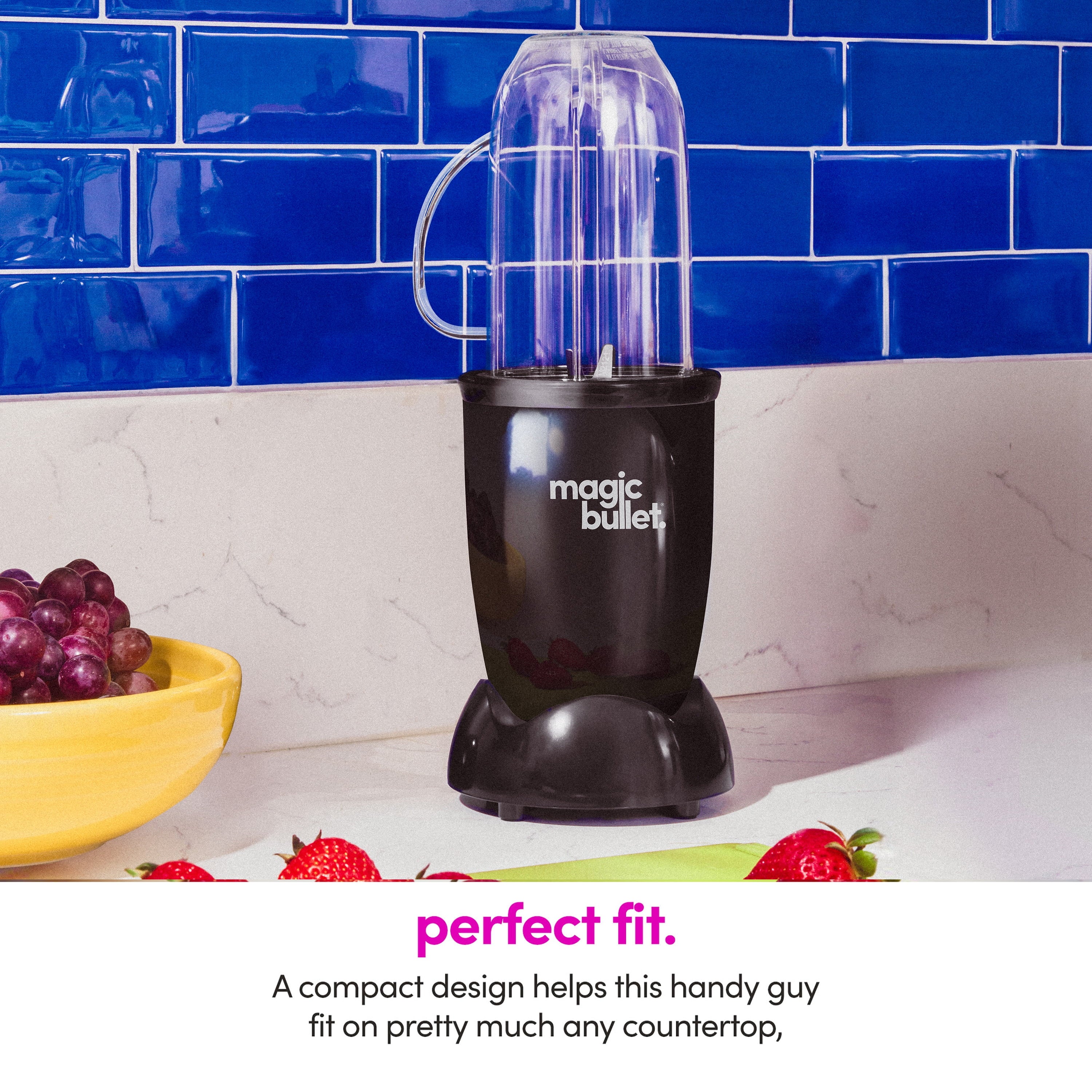 Magic Bullet 4 Piece Personal Blender MBR-0401WM, Black - Image 4