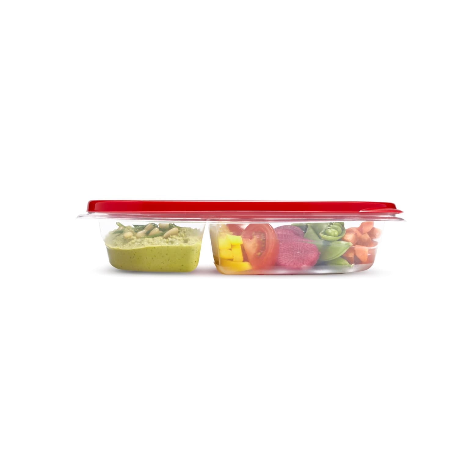 Take alongs Divided Rectangular Food Storage Containers, 3.7 Cup, 3-Pack - Image 3