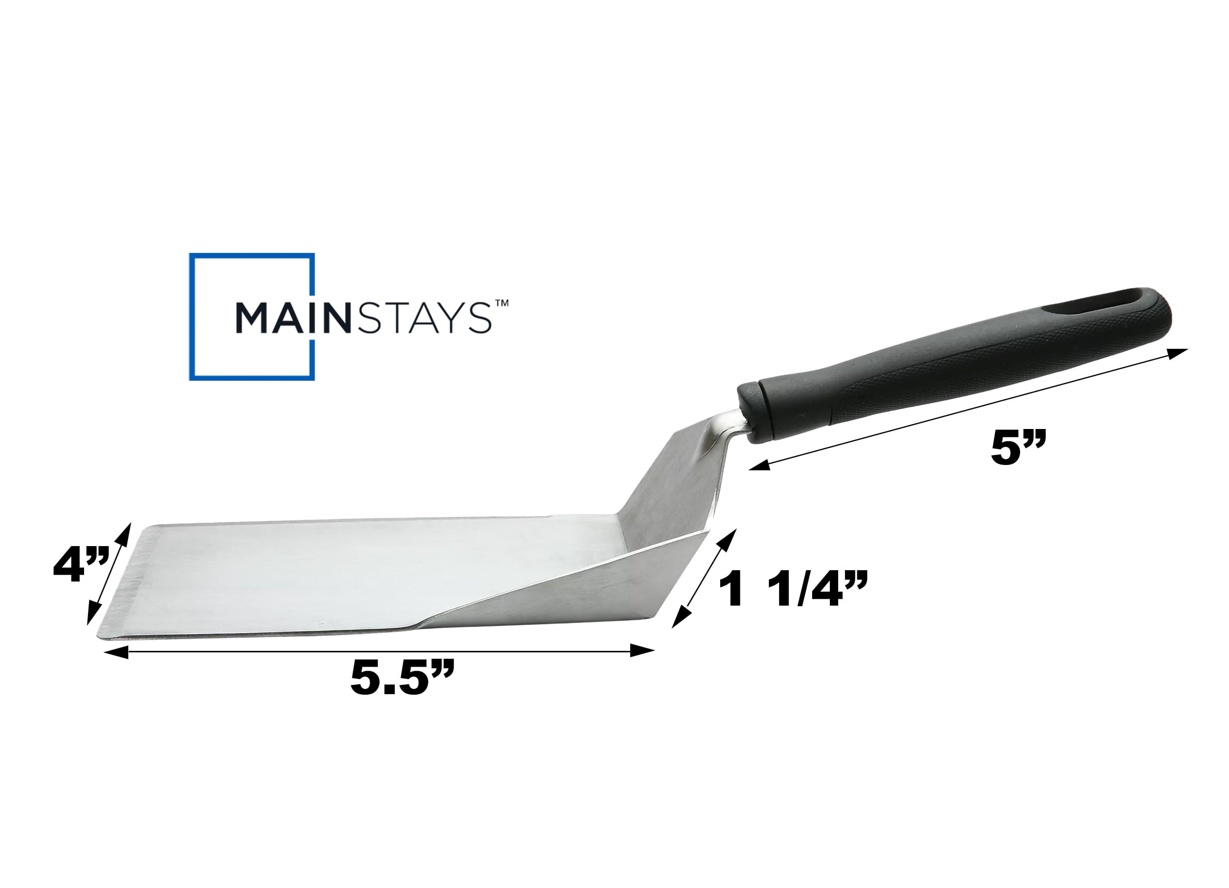 Ergonomic Design Dishwasher safe 11.81 in Stainless Steel Kitchen Spatula - Image 3