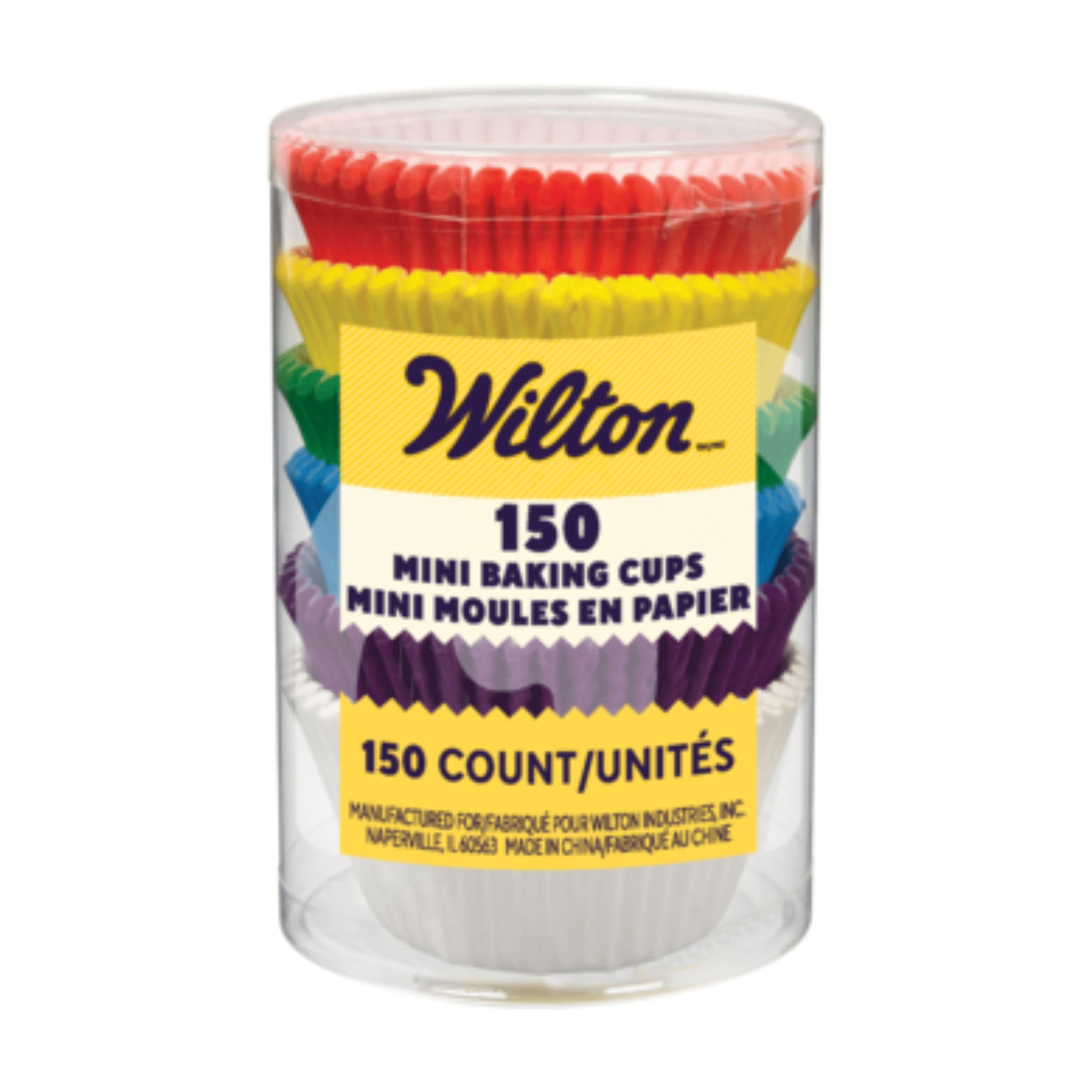 Bold Tones Mini Cupcake Liners, 150-Count, Assorted Colors - Image 2