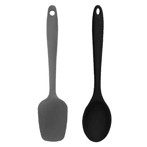2026 New 2 Piece Mini Kitchen Utensil Set- Silicone Kitchen Tools with Spatulas for Cooking, Baking, Stirring, Mixing...