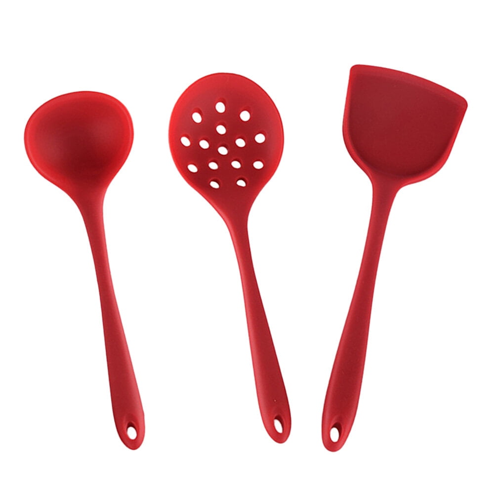 3-Piece Silicone Kitchen Utensil Set - Cooking Gadgets for Home and