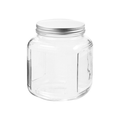 Glass Cracker Jar with Lid, 2 Quart, Best Used for Kitchen Organization and Accessibility