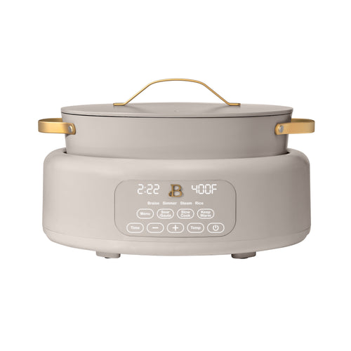 10 in 1, 6 Qt Electric Multi-Cooker, Porcini Taupe