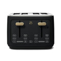 4-Slice Toaster with Touch-Activated Display, Black Sesame