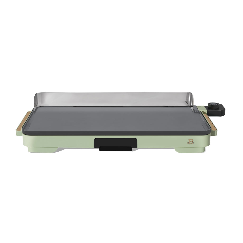 XL Electric Griddle 12" x 22," Non-stick, Sage Green