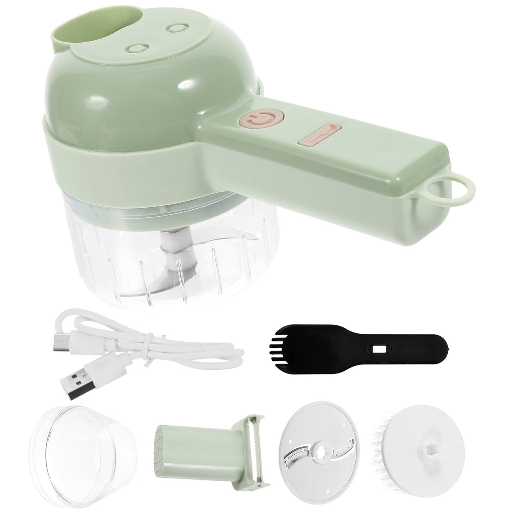 Garlic Chopper and Vegetable Slicer Set - Kitchen Food Prep Tool for Home Cooking and Preparation
