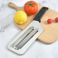 & Lettuce Chopper | Manual Vegetable Cutter for Sauerkraut & Coleslaw | Stainless Steel Blades for Slicing Cucumbers,...