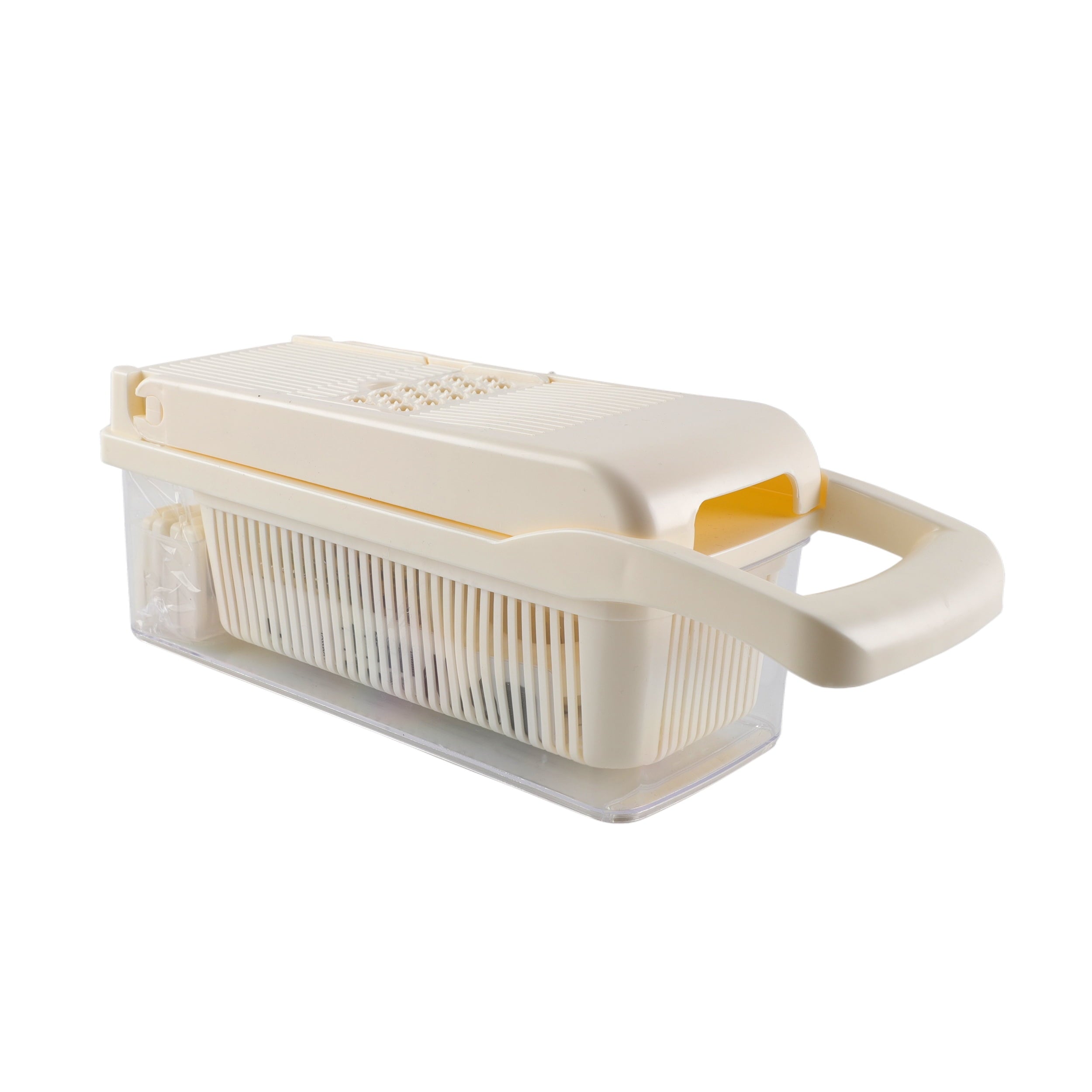 14-in-1 Hand Food Chopper, Dicer, & Slicer Container for Veggie, Cheese, Onion, & Potato, Versatile & Efficient Veget...