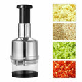 Djiypn **Multifunctional Stainless Steel Garlic and Ginger Chopper – High Efficiency Kitchen Tool for Quick Ingredient Prep, Perfect for Hom