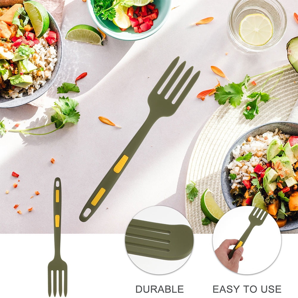 Silicone Kitchen Utensil Set in Green, 1 Set for Cooking and Family Use, and Tools