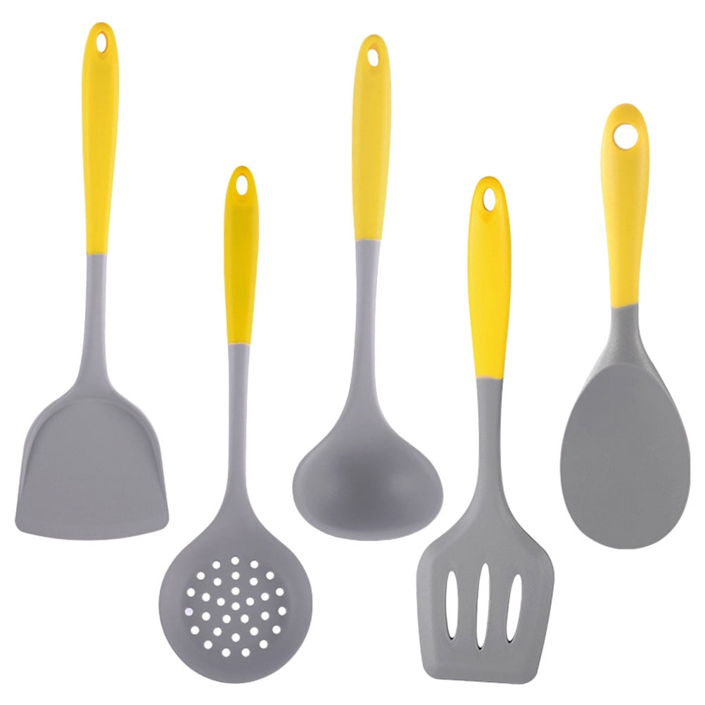 Silicone Kitchen Utensil Set with Assorted Colors, Non-Stick Cooking Tools for Home and