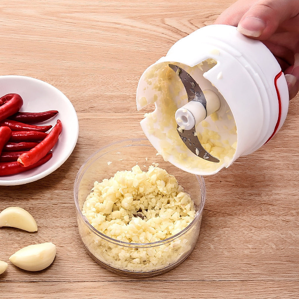 Mini Manual Garlic Press Pounding Artifact Magnetic Suction Multi Functional Portable for Home Kitchen Camping Picnic...