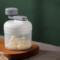 Food Chopper Handheld Manual Vegetable Cutter | 3-Speed Meat Grinder & Garlic Chopper | Stainless Steel Blades | 250m...