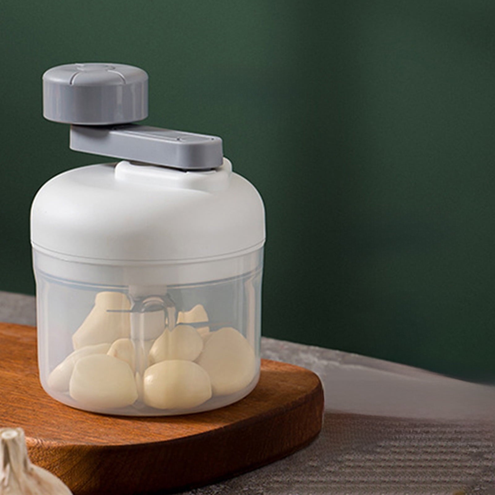 Food Chopper Handheld Manual Vegetable Cutter | 3-Speed Meat Grinder & Garlic Chopper | Stainless Steel Blades | 250m...