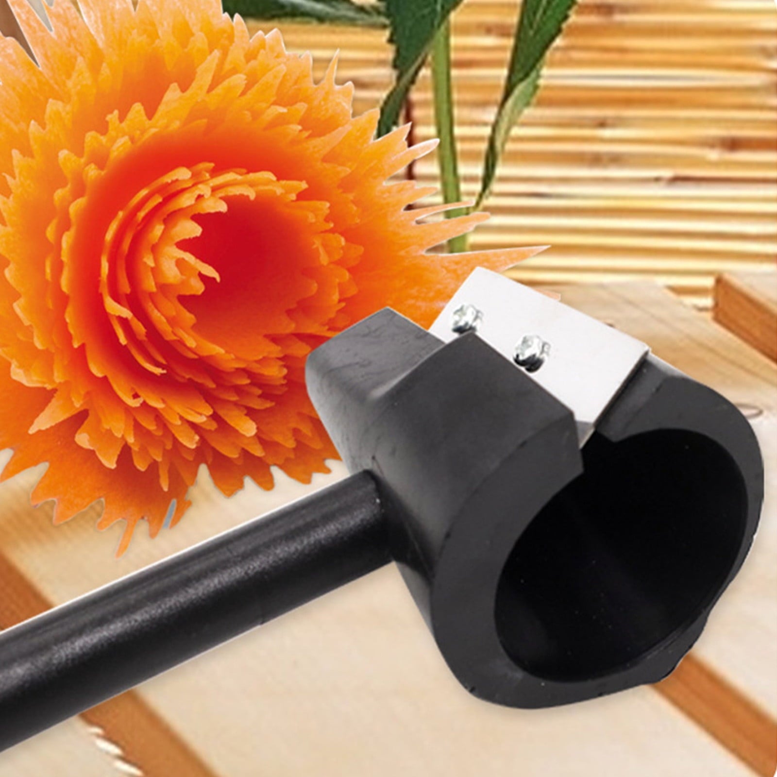 Fruit and Vegetable Cutter, Slicer Vegetable Cutter, Stainless Steel, 6 in Handle, Black, 1 Pc, Fruit Cutter Shapes, ...