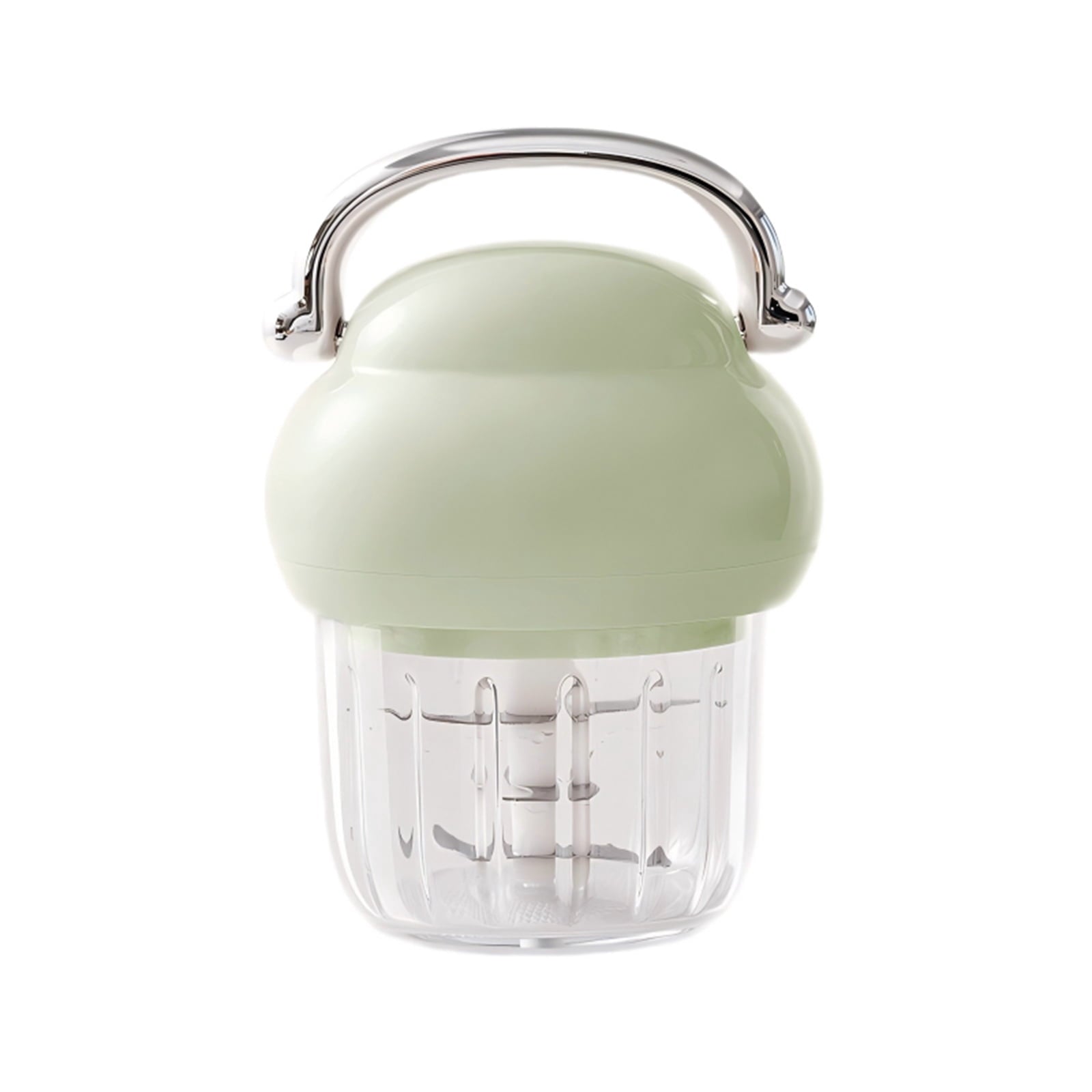 Garlic Press & Baby Food Processor, Manual Food Chopper For Garlic Mincing, Vegetables, Nuts, Small Kitchen Chopper For & Teenager, Compact