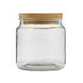 Glass Jar with Bamboo Lid, 16.9 oz, 1 Piece