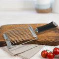 Stainless Steel Vegetable Slicer for Tomatoes, Potatoes, Carrots - Kitchen Cutter and Food Prep Tool