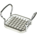 Home Basics French Fry Cutter Stainless Steel, Silver