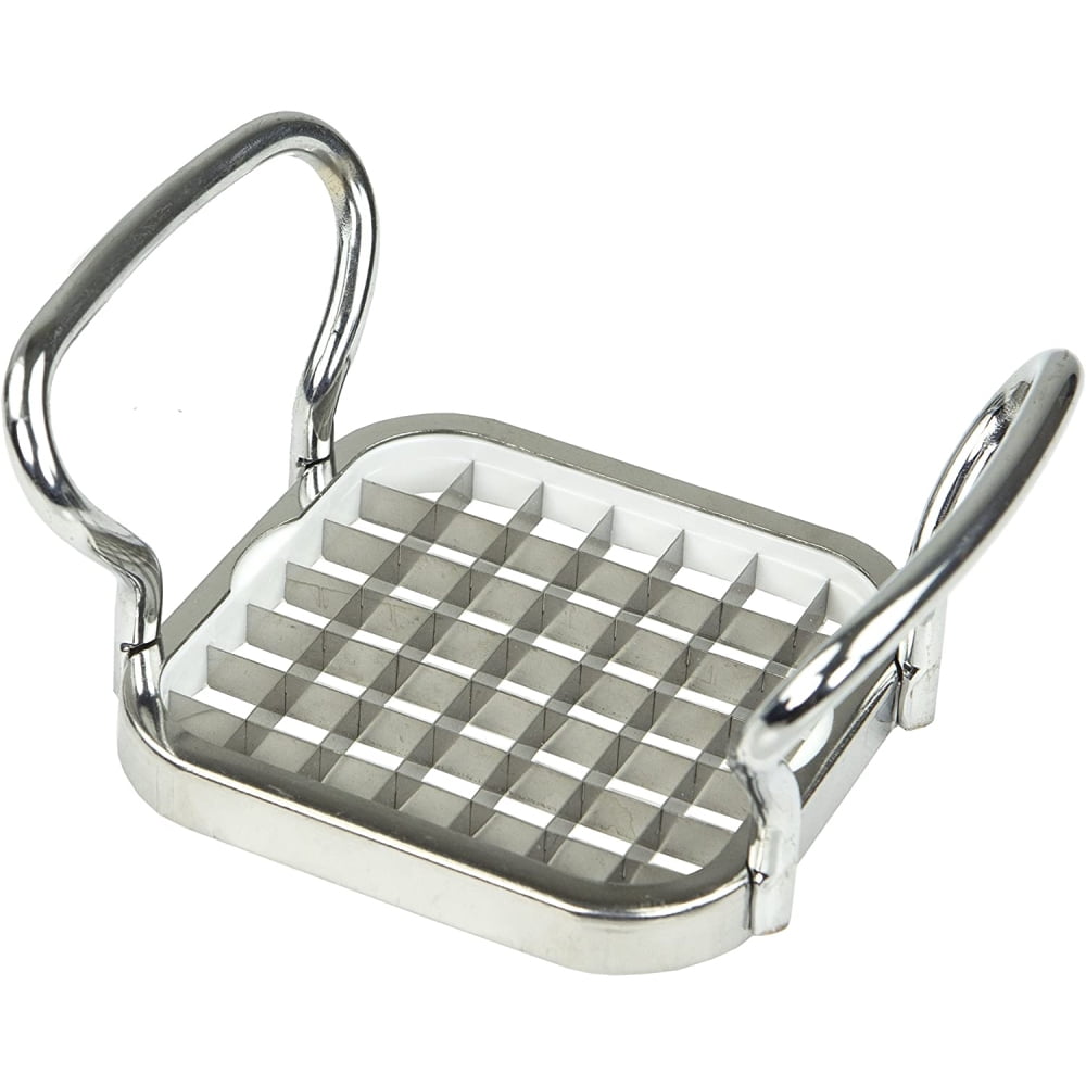 Home Basics French Fry Cutter Stainless Steel, Silver