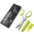 Kitchen Scissors, Stainless Steel, Herb and Vegetable Chopper, Food Prep Tool for Home Cooking, Multicolor