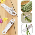 Manual Vegetable Chopper Multi-functional Kitchen Tool for Efficient Food Prep, White