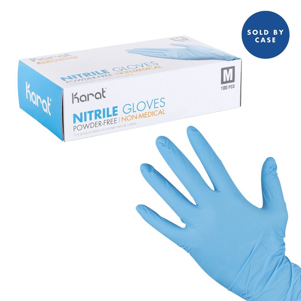 Nitrile Powder - Free Gloves for cleaning, food preparation, Blue, Medium 1,000/ box