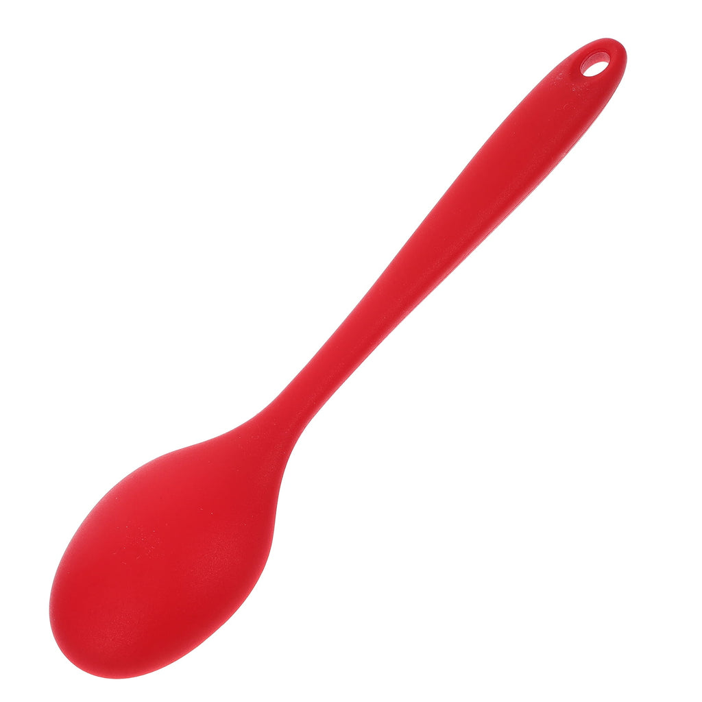 RENACLIPY Red Silicone Kitchen Utensil with Smooth Handle, , Non-Stick, 1 Piece Cooking Tool