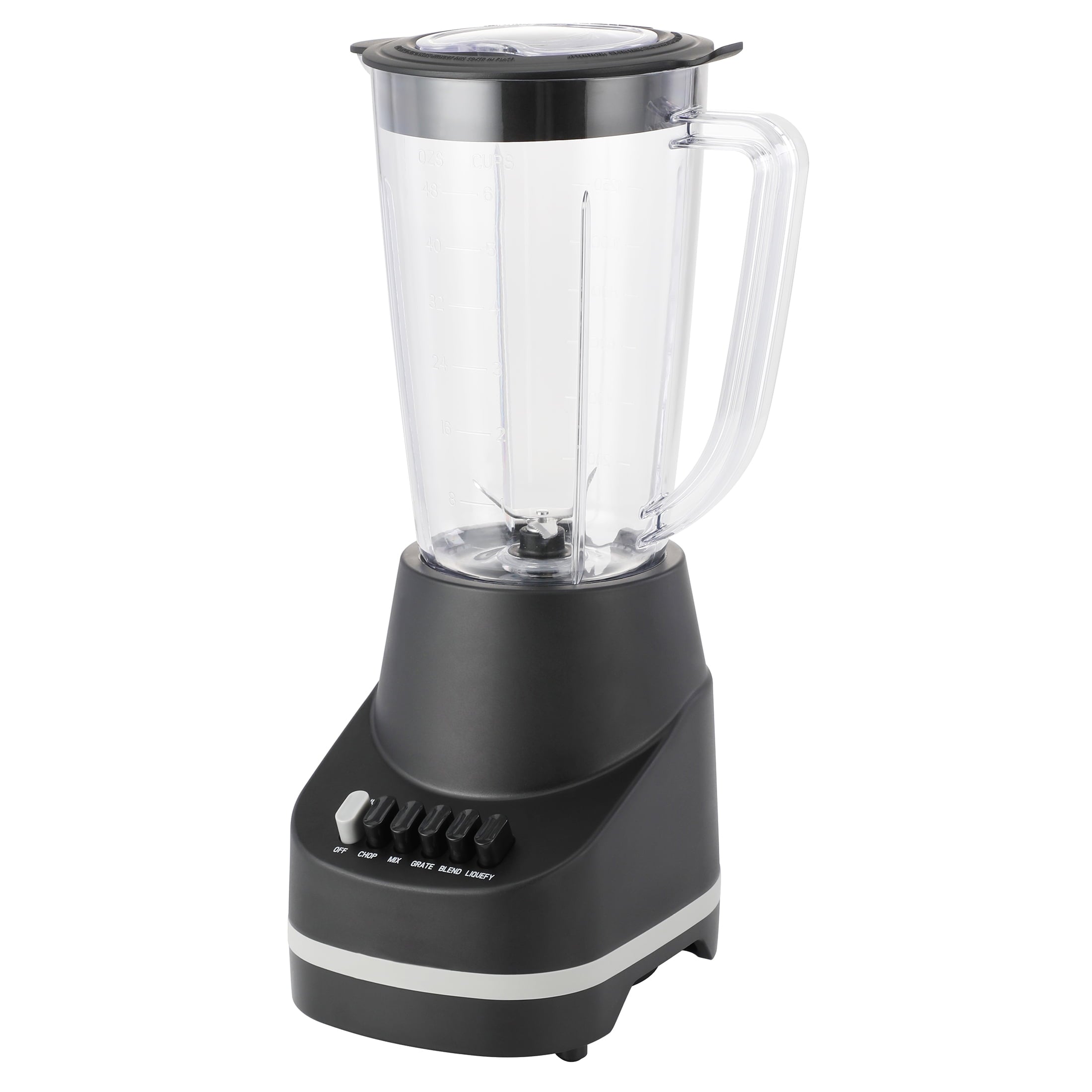 500 W 6-Speed Blender With 48 oz/1.5 L Jar , Black