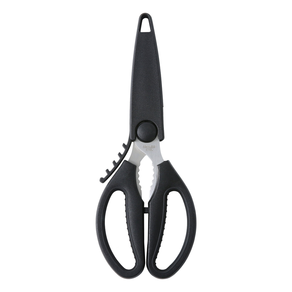 Black Handle Stainless Steel Multi-Purpose 8.6in Kitchen Shears
