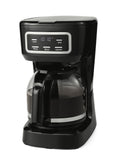 12-Cup Black Programmable Drip Coffee Maker