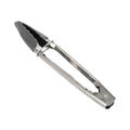 Stainless Steel and Silicone Mini Food Tongs Grey