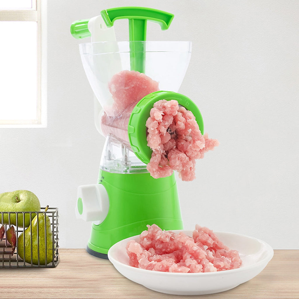 Manual Meat Grinder and Mincer | 3-in-1 Hand Crank Sausage Stuffer with Stainless Steel Blades | Kitchen Tool for Gri...