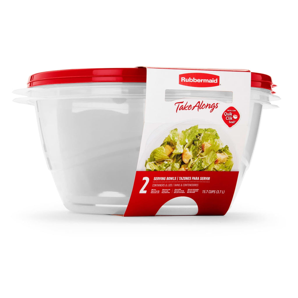 TakeAlongs Serving Bowl Food Storage Containers, 15.7 Cup, 2 Count