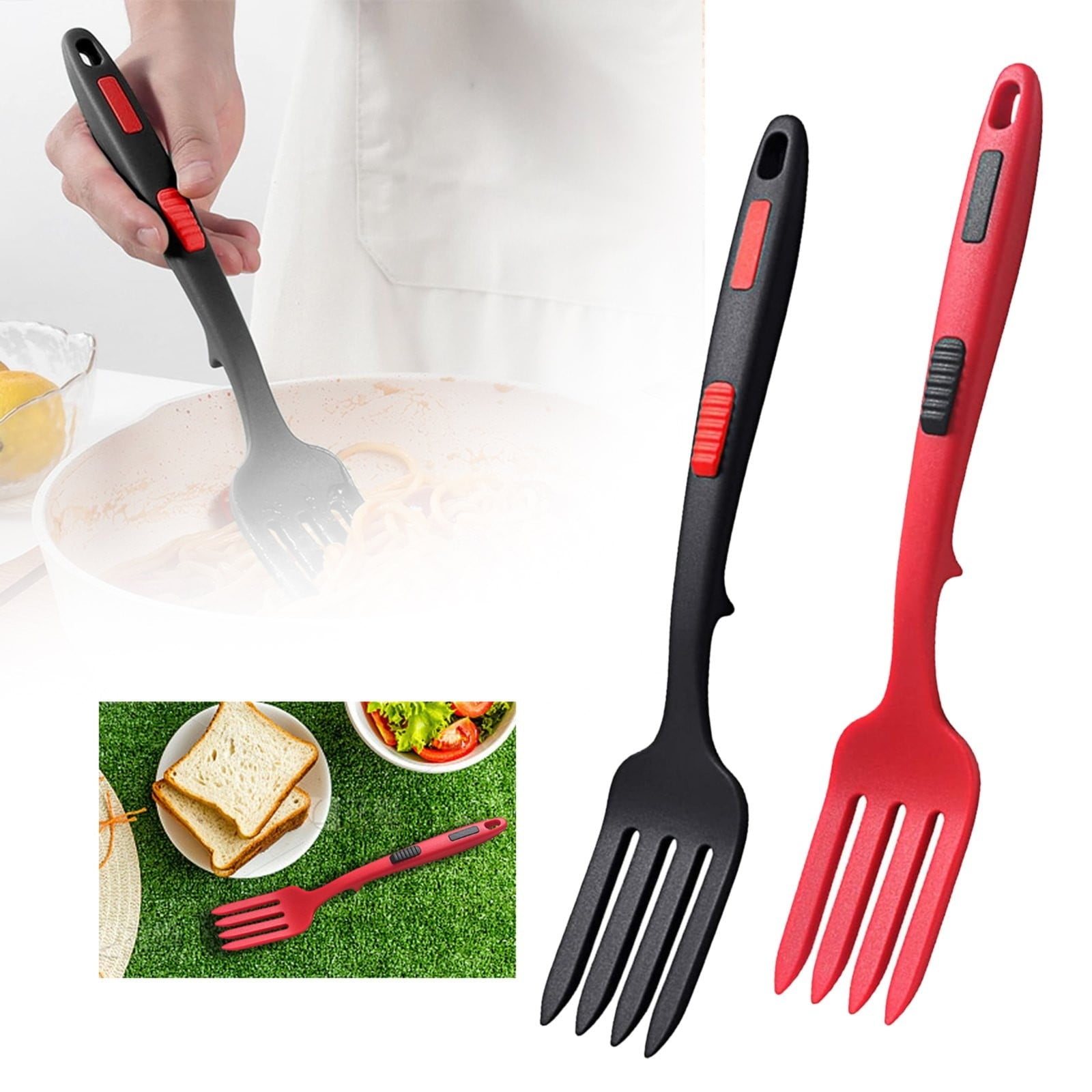 YSKING Silicone Cooking Utensil Sets, 2 Piece