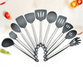 Silicone Kitchen Cooking Utensil Set, 11 Pieces Stainless Steel Silicone Kitchen Utensils Set, BPA Free Non-Toxic Sil...