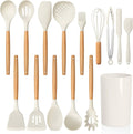Silicone Kitchen Utensil Set, Heat Resistant Kitchen Gadgets and Tools