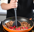 Rkxzt Food Choppers Manual Stirring And Cutting Manual Meat Chopper Long Handle 4-Blade Food Stirrer for Hamburger Mixing Mashed Potatoes Pr