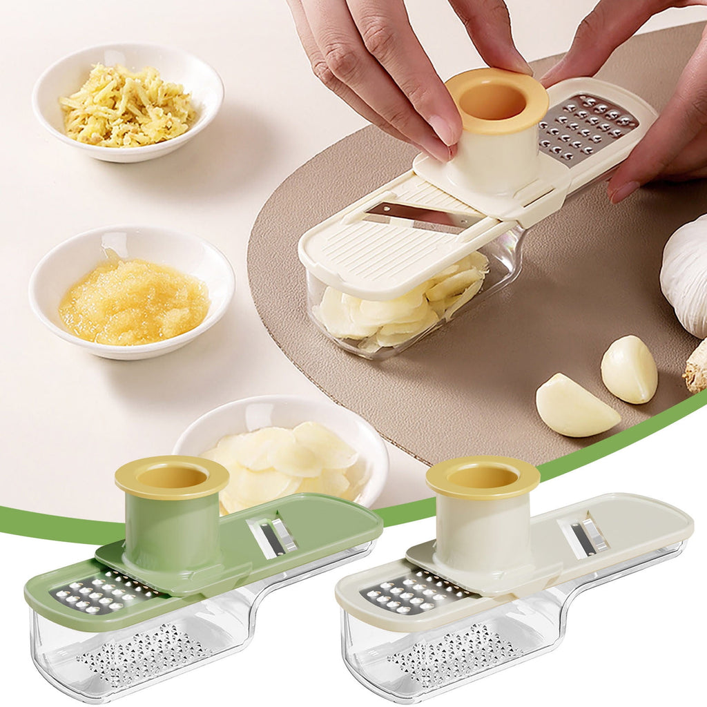 Stainless Steel Hand Grinder - 3-in-1 Rotary Mincer, Effortless Food Prep, Rust-free Kitchen Tool for Ginger Garlic a...