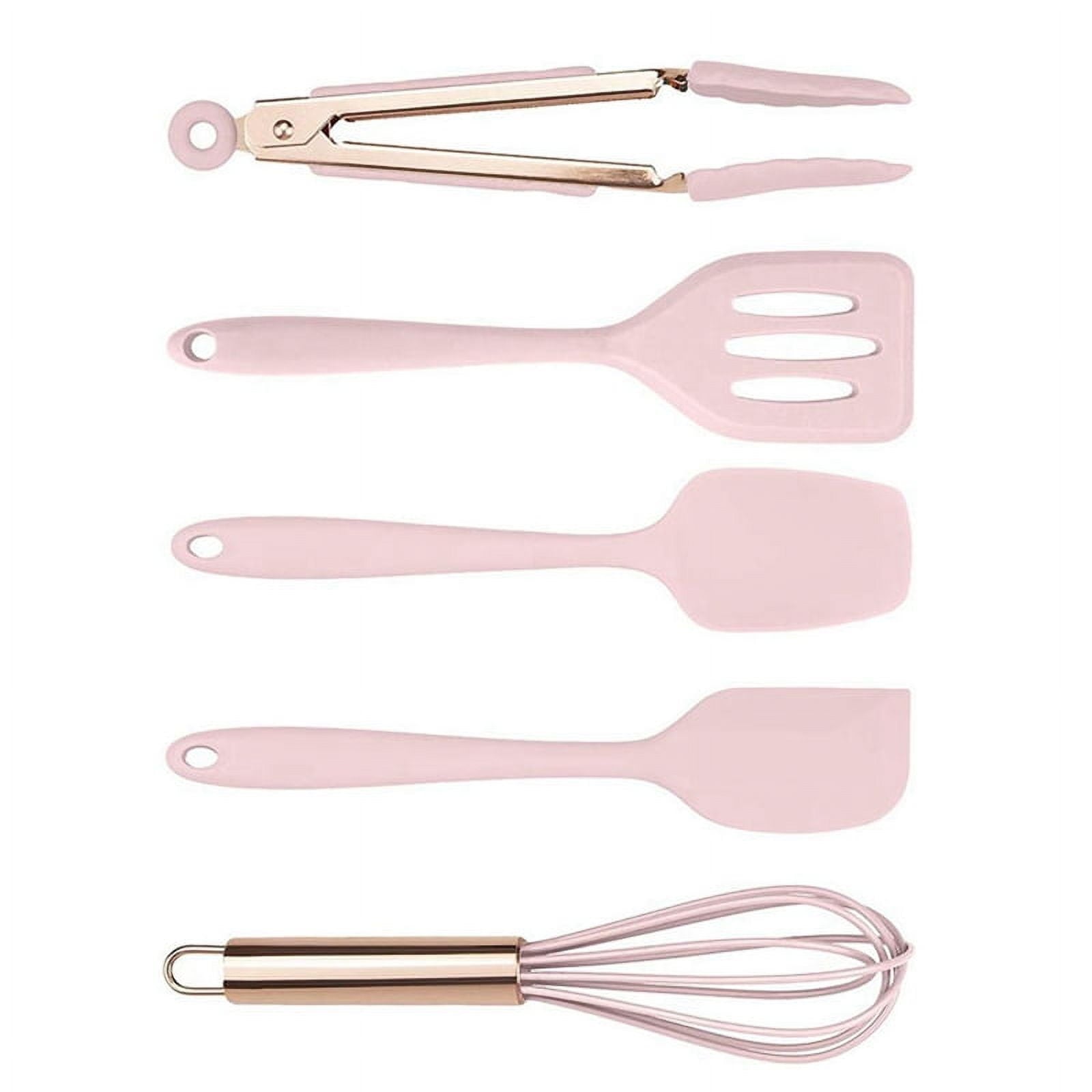 Silicone Cooking Utensils Kitchen Utensil Set for Nonstick Cookware